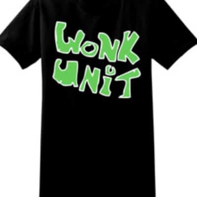 wonk unit logo t-shirt on black