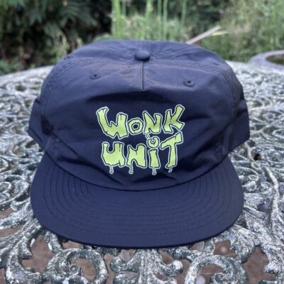 Wonk Unit official merch - black cap and logo